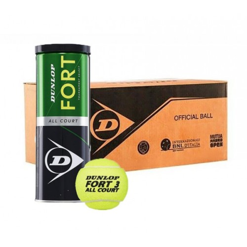 Dunlop Fort SL All Court Tennis Balls Case of 24 Cans Dunlop Fort SL All Court Tennis Balls Case of 24 Cans